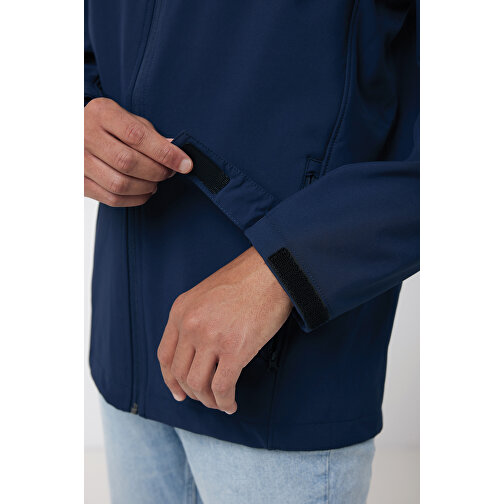 Iqoniq Makalu Herren Softshelljacke Aus Recyceltem Polyester , navy blau, 91% recyceltes Polyester, 7% recyceltes TPU, 2% Elastan, XXXL, 79,00cm x 3,00cm (Länge x Höhe), Bild 11