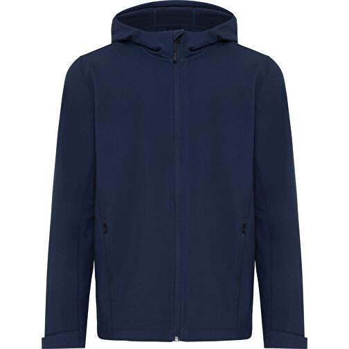 Iqoniq Makalu Herren Softshelljacke Aus Recyceltem Polyester , navy blau, 91% recyceltes Polyester, 7% recyceltes TPU, 2% Elastan, M, 71,00cm x 2,50cm (Länge x Höhe), Bild 1