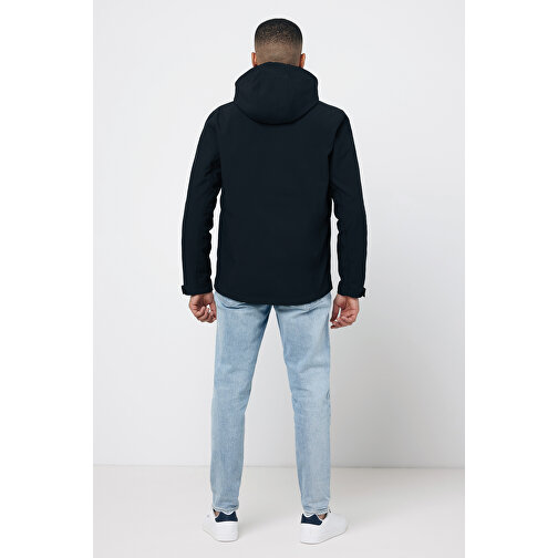 Iqoniq Makalu Herren Softshelljacke Aus Recyceltem Polyester , schwarz, 91% recyceltes Polyester, 7% recyceltes TPU, 2% Elastan, XXXL, 79,00cm x 3,00cm (Länge x Höhe), Bild 7