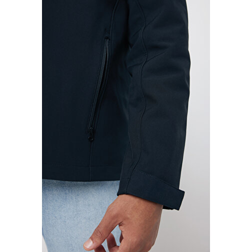 Iqoniq Makalu Herren Softshelljacke Aus Recyceltem Polyester , schwarz, 91% recyceltes Polyester, 7% recyceltes TPU, 2% Elastan, 4XL, 81,00cm x 3,00cm (Länge x Höhe), Bild 9