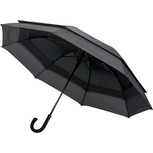 Swiss Peak AWARE™ 23' Bis 27' Erweiterbarer Regenschirm , schwarz, PET - recycelt, 83,50cm (Höhe), Bild 1