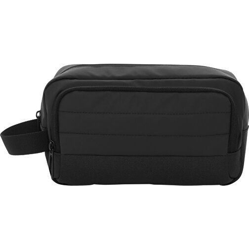 Armond AWARE™ RPET Kosmetiktasche , schwarz, PET - recycelt, 24,00cm x 13,50cm (Länge x Höhe), Bild 2