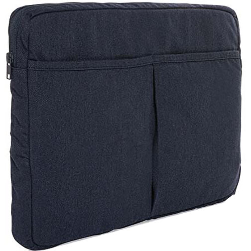 Laluka AWARE™ 15,6' Laptoptasche Aus Recycelter Baumwolle , navy blau, Baumwolle - recycelt, 38,00cm x 4,50cm (Länge x Höhe), Bild 1