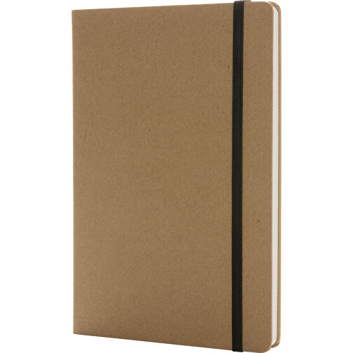 Cuaderno Craftstone A5 de papel reciclado. Papel kraft y piedra, Imagen 1