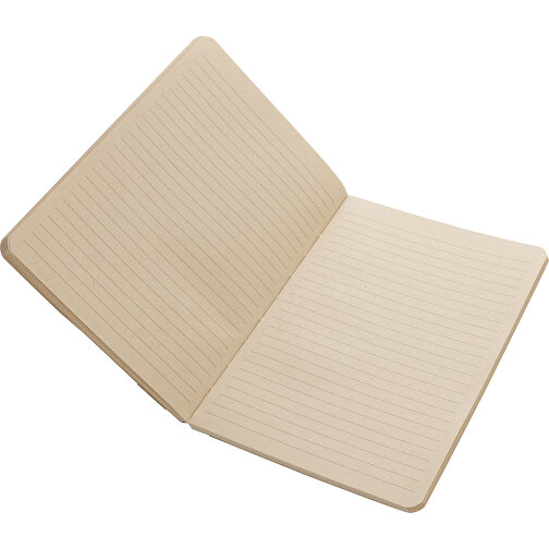 Stylo Bonsucro Zertifiziertes Zuckerrohrpapier Notizbuch A5 , braun, Bagasse-Papier, 20,00cm x 1,00cm (Länge x Höhe), Bild 3