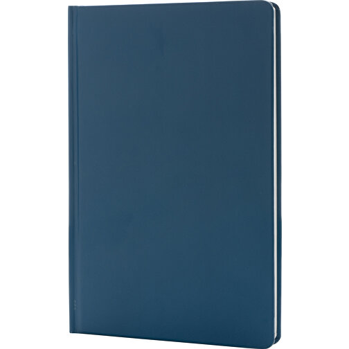 A5 Impact Steinpaper Hardcover Notizbuch , blau, Steinpapier, 21,30cm x 1,20cm (Länge x Höhe), Bild 1