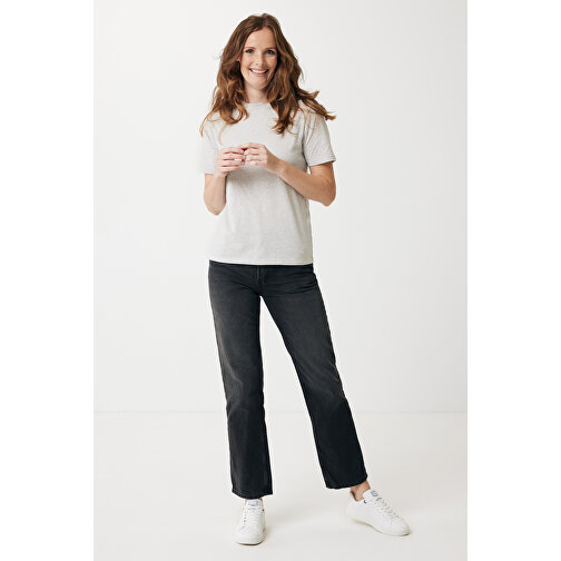 Iqoniq Sierra Lightweight T-Shirt Aus Recycelter Baumwolle , ungefärbte helles Grau, 30% recycelte und 70% biologische Baumwolle, 4XL, 83,00cm x 1,00cm (Länge x Höhe), Bild 8