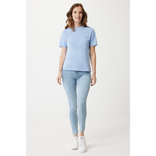 Iqoniq Sierra Lightweight T-Shirt Aus Recycelter Baumwolle , sky blue, 30% recycelte und 70% biologische Baumwolle, S, 69,00cm x 1,00cm (Länge x Höhe), Bild 4