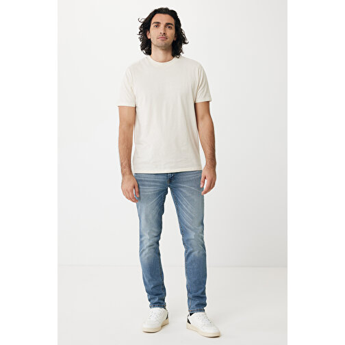 Iqoniq Sierra Lightweight T-Shirt Aus Recycelter Baumwolle , natural raw, 30% recycelte und 70% biologische Baumwolle, 4XL, 83,00cm x 1,00cm (Länge x Höhe), Bild 6