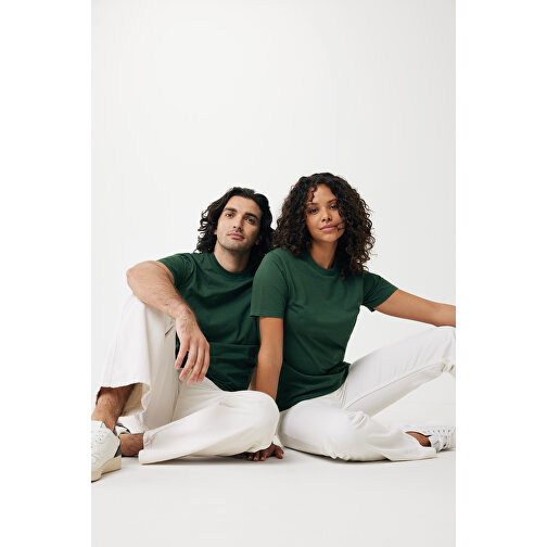 Iqoniq Sierra Lightweight T-Shirt Aus Recycelter Baumwolle , forest green, 30% recycelte und 70% biologische Baumwolle, M, 73,00cm x 1,00cm (Länge x Höhe), Bild 5