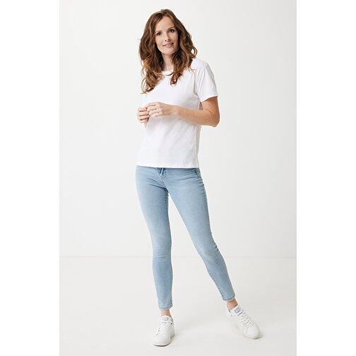 Iqoniq Sierra Lightweight T-Shirt Aus Recycelter Baumwolle , weiß, 30% recycelte und 70% biologische Baumwolle, XXXL, 81,00cm x 1,00cm (Länge x Höhe), Bild 4