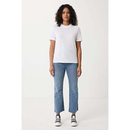 Iqoniq Sierra Lightweight T-Shirt Aus Recycelter Baumwolle , weiß, 30% recycelte und 70% biologische Baumwolle, S, 69,00cm x 1,00cm (Länge x Höhe), Bild 6