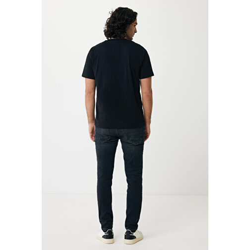 Iqoniq Sierra Lightweight T-Shirt Aus Recycelter Baumwolle , schwarz, 30% recycelte und 70% biologische Baumwolle, XS, 65,00cm x 1,00cm (Länge x Höhe), Bild 4