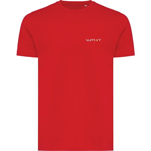 Iqoniq Bryce T-Shirt Aus Recycelter Baumwolle , rot, 50% recycelte und 50% biologische Baumwolle, 5XL, 83,00cm x 1,00cm (Länge x Höhe), Bild 3