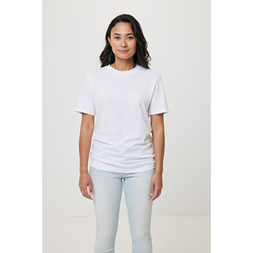 Iqoniq Bryce T-Shirt Aus Recycelter Baumwolle , weiss, 50% recycelte und 50% biologische Baumwolle, 5XL, 83,00cm x 0,50cm (Länge x Höhe), Bild 18