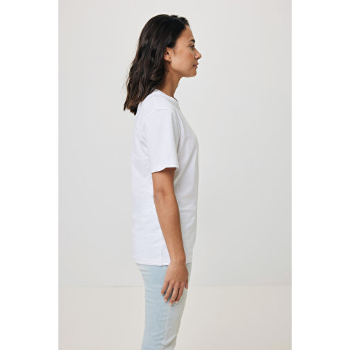 Iqoniq Bryce T-Shirt Aus Recycelter Baumwolle , weiss, 50% recycelte und 50% biologische Baumwolle, 4XL, 82,00cm x 0,50cm (Länge x Höhe), Bild 12