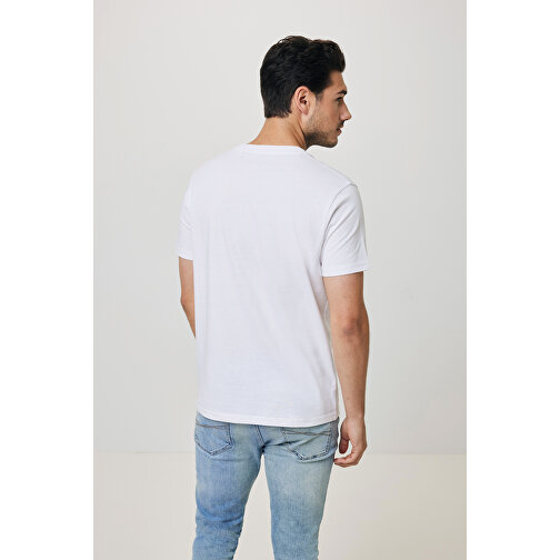 Iqoniq Bryce T-Shirt Aus Recycelter Baumwolle , weiss, 50% recycelte und 50% biologische Baumwolle, 4XL, 82,00cm x 0,50cm (Länge x Höhe), Bild 17