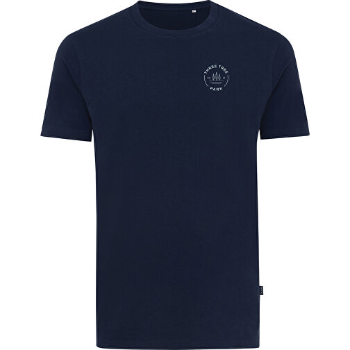Iqoniq Bryce T-Shirt Aus Recycelter Baumwolle , navy blau, 50% recycelte und 50% biologische Baumwolle, 5XL, 83,00cm x 0,50cm (Länge x Höhe), Bild 3