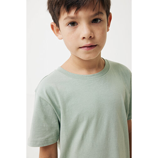 Iqoniq Koli Kids T-Shirt Aus Recycelter Baumwolle , Iceberg green, 30% recycelte und 70% biologische Baumwolle, 56, 46,00cm x 0,50cm (Länge x Höhe), Bild 6