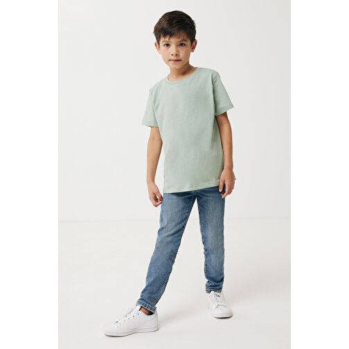 Iqoniq Koli Kids T-Shirt Aus Recycelter Baumwolle , Iceberg green, 30% recycelte und 70% biologische Baumwolle, 34, 42,00cm x 0,50cm (Länge x Höhe), Bild 3