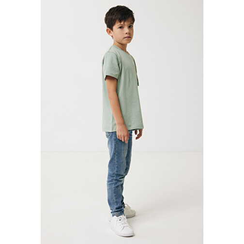 Iqoniq Koli Kids T-Shirt Aus Recycelter Baumwolle , Iceberg green, 30% recycelte und 70% biologische Baumwolle, 34, 42,00cm x 0,50cm (Länge x Höhe), Bild 5