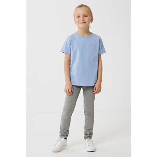 Iqoniq Koli Kids T-Shirt Aus Recycelter Baumwolle , sky blue, 30% recycelte und 70% biologische Baumwolle, 56, 46,00cm x 0,50cm (Länge x Höhe), Bild 4