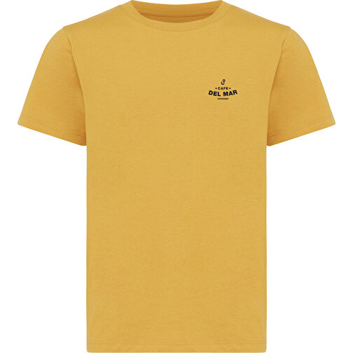 Iqoniq Koli Kids T-Shirt Aus Recycelter Baumwolle , ochre yellow, 30% recycelte und 70% biologische Baumwolle, 9-10, 56,00cm x 0,50cm (Länge x Höhe), Bild 8