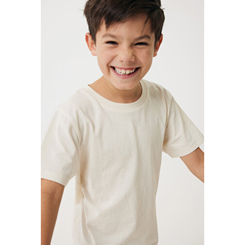 Iqoniq Koli Kids T-Shirt Aus Recycelter Baumwolle , natural raw, 30% recycelte und 70% biologische Baumwolle, 56, 46,00cm x 0,50cm (Länge x Höhe), Bild 6