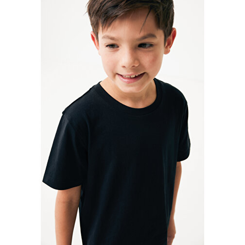 Iqoniq Koli Kids T-Shirt Aus Recycelter Baumwolle , schwarz, 30% recycelte und 70% biologische Baumwolle, 9-10, 56,00cm x 0,50cm (Länge x Höhe), Bild 11