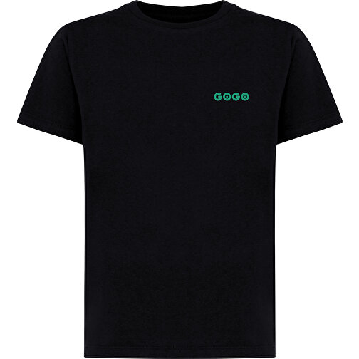 Iqoniq Koli Kids T-Shirt Aus Recycelter Baumwolle , schwarz, 30% recycelte und 70% biologische Baumwolle, 9-10, 56,00cm x 0,50cm (Länge x Höhe), Bild 12