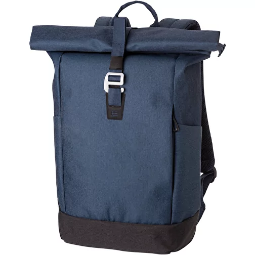 Sac à dos porte-ordinateur roll-top en polyester 600D Oberon, Image 3
