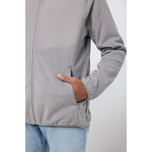 Iqoniq Talung Mikrofleece Jacke Aus Recyceltem Polyester , storm grey, 100% recyceltes Polyester, XXS, 60,50cm x 3,50cm (Länge x Höhe), Bild 14