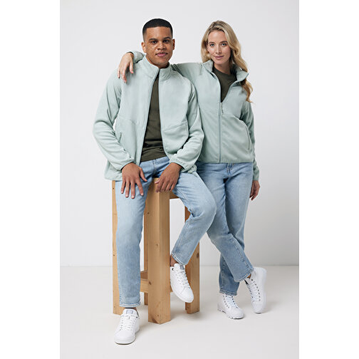 Iqoniq Talung Mikrofleece Jacke Aus Recyceltem Polyester , Iceberg green, 100% recyceltes Polyester, XS, 63,50cm x 2,70cm (Länge x Höhe), Bild 4