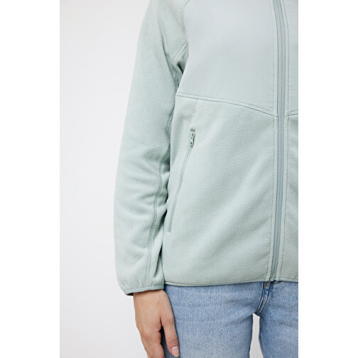 Iqoniq Talung Mikrofleece Jacke Aus Recyceltem Polyester , Iceberg green, 100% recyceltes Polyester, XL, 75,50cm x 2,70cm (Länge x Höhe), Bild 13