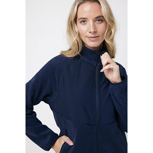 Iqoniq Talung Mikrofleece Jacke Aus Recyceltem Polyester , navy blau, 100% recyceltes Polyester, XXS, 60,50cm x 3,50cm (Länge x Höhe), Bild 10