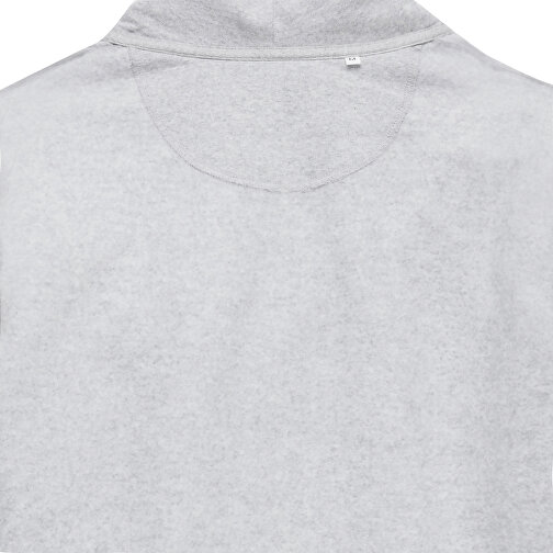 Iqoniq Abisko Zip-Kapuzenpullover Aus Recycelter Baumwolle , heather grey, 50% recycelte und 50% biologische Baumwolle, XXXL, 80,00cm x 1,00cm (Länge x Höhe), Bild 3