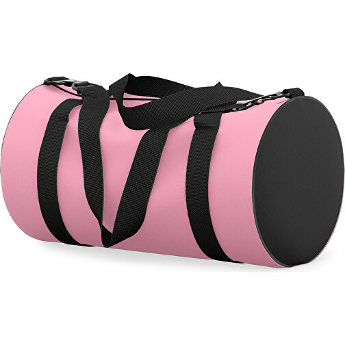 Sporttasche Modernfit , hellpink / schwarz, Sublimation Poliester 300g, 27,00cm x 27,00cm x 50,00cm (Länge x Höhe x Breite), Bild 2