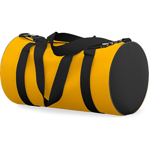 Sporttasche Modernfit , hellorange / schwarz, Sublimation Poliester 300g, 27,00cm x 27,00cm x 50,00cm (Länge x Höhe x Breite), Bild 2