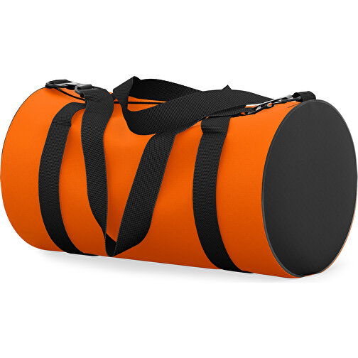 Sporttasche Modernfit , orange / schwarz, Sublimation Poliester 300g, 27,00cm x 27,00cm x 50,00cm (Länge x Höhe x Breite), Bild 2