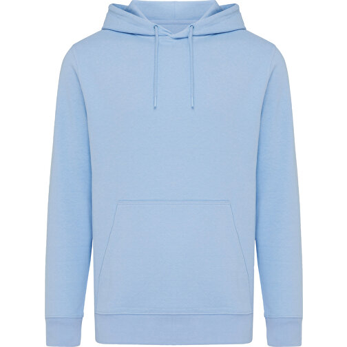 Iqoniq Rila Lightweight Hoodie Aus Recycelter Baumwolle , sky blue, 30% recycelte und 70% biologische Baumwolle, M, 72,00cm x 1,00cm (Länge x Höhe), Bild 1