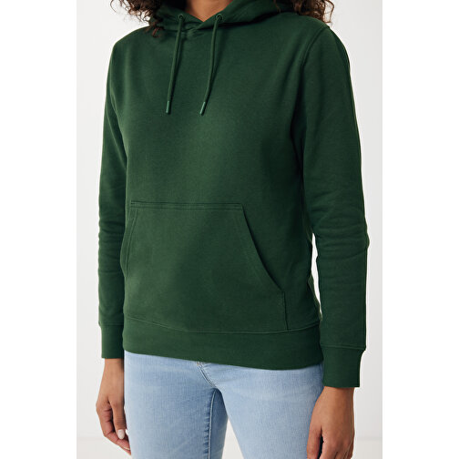 Iqoniq Rila Lightweight Hoodie Aus Recycelter Baumwolle , forest green, 30% recycelte und 70% biologische Baumwolle, XXXL, 80,00cm x 1,00cm (Länge x Höhe), Bild 12