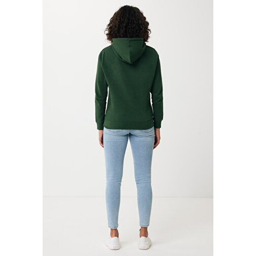 Iqoniq Rila Lightweight Hoodie Aus Recycelter Baumwolle , forest green, 30% recycelte und 70% biologische Baumwolle, XXL, 78,00cm x 1,00cm (Länge x Höhe), Bild 9