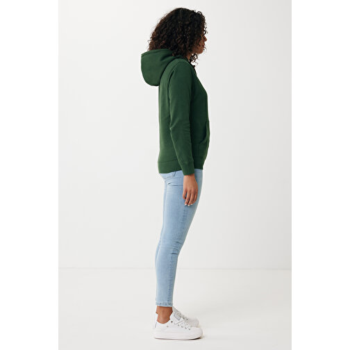 Iqoniq Rila Lightweight Hoodie Aus Recycelter Baumwolle , forest green, 30% recycelte und 70% biologische Baumwolle, XL, 76,00cm x 1,00cm (Länge x Höhe), Bild 10