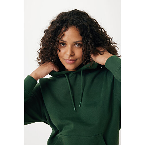 Iqoniq Rila Lightweight Hoodie Aus Recycelter Baumwolle , forest green, 30% recycelte und 70% biologische Baumwolle, XL, 76,00cm x 1,00cm (Länge x Höhe), Bild 11