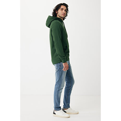 Iqoniq Rila Lightweight Hoodie Aus Recycelter Baumwolle , forest green, 30% recycelte und 70% biologische Baumwolle, XL, 76,00cm x 1,00cm (Länge x Höhe), Bild 7