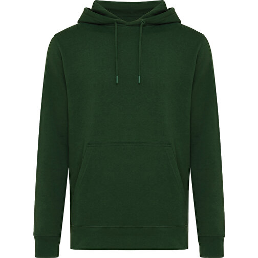 Iqoniq Rila Lightweight Hoodie Aus Recycelter Baumwolle , forest green, 30% recycelte und 70% biologische Baumwolle, S, 68,00cm x 1,00cm (Länge x Höhe), Bild 1