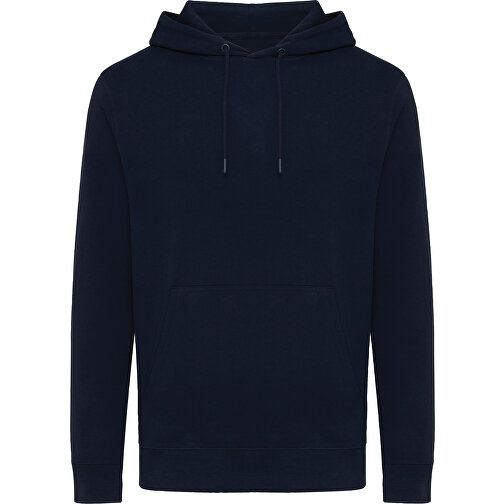 Iqoniq Rila Lightweight Hoodie Aus Recycelter Baumwolle , navy blau, 30% recycelte und 70% biologische Baumwolle, XXXL, 80,00cm x 1,00cm (Länge x Höhe), Bild 1