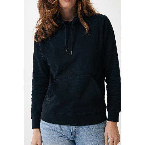 Iqoniq Rila Lightweight Hoodie Aus Recycelter Baumwolle , schwarz, 30% recycelte und 70% biologische Baumwolle, XXL, 78,00cm x 1,00cm (Länge x Höhe), Bild 13