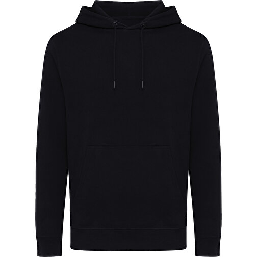 Iqoniq Rila Lightweight Hoodie Aus Recycelter Baumwolle , schwarz, 30% recycelte und 70% biologische Baumwolle, XS, 64,00cm x 1,00cm (Länge x Höhe), Bild 1