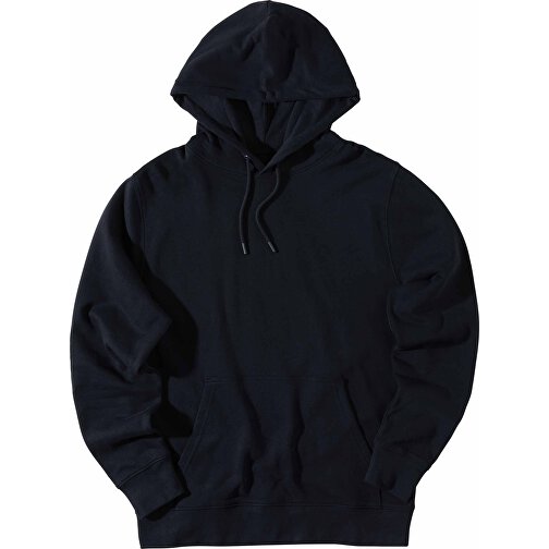 Iqoniq Rila Lightweight Hoodie Aus Recycelter Baumwolle , schwarz, 30% recycelte und 70% biologische Baumwolle, 5XL, 83,00cm x 1,00cm (Länge x Höhe), Bild 3